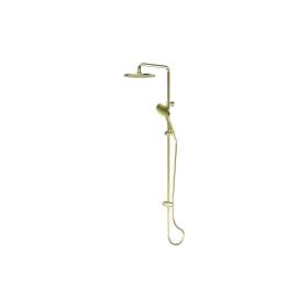 LAVISH-BRASS-TWIN　RAIL-SHOWER-BOTTOM-INLET-BB